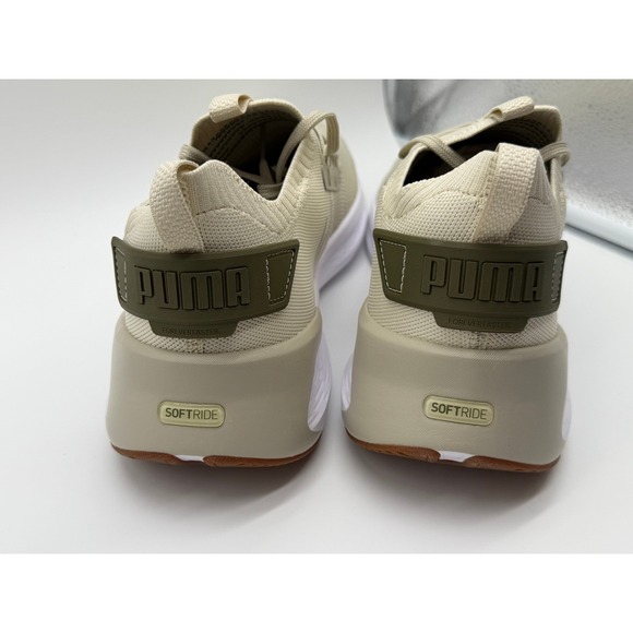 Puma Softride Symmetry Fuzion LS Desert Dust Snow Men's Size 11 Sneaker 0061 - Picture 4 of 6